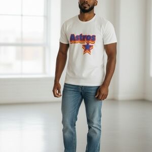 White Astros Graphic T-Shirt